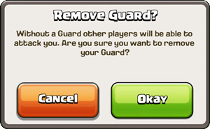 Guard Removal Message