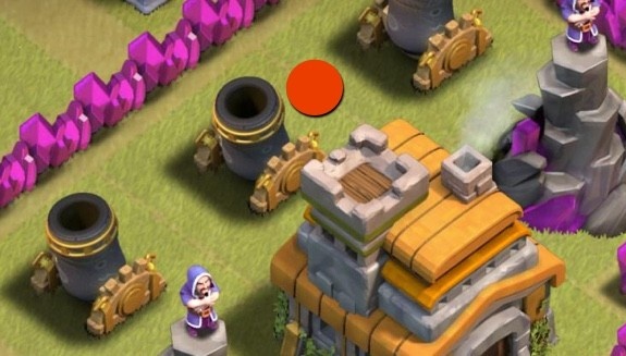 Clash of Clans Destroy 2 Mortars With Same Lightning Spell